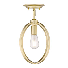 Golden 3167-1SF OG - Golden Lighting Colson 1-light Semi-Flush Mount in Olympic Gold